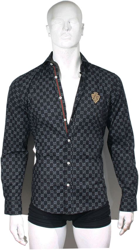 flannels gucci chain|gucci dress shirts for men.